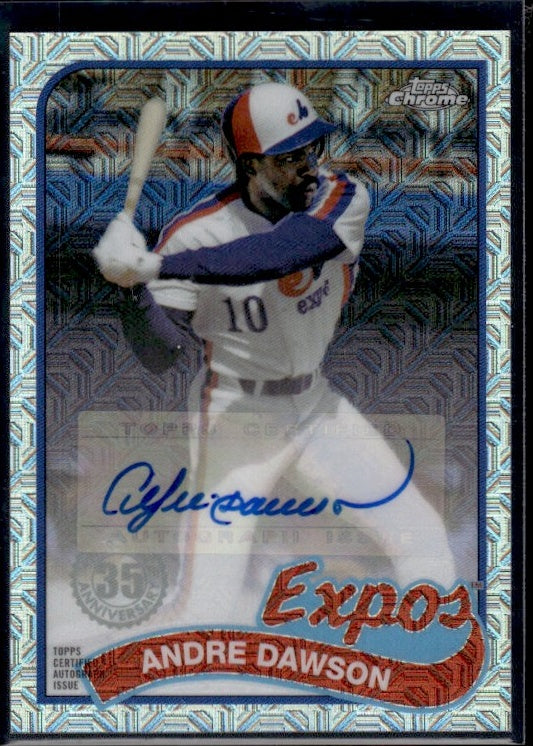 2024 Topps Chrome 35th Anniversary Andre Dawson Auto