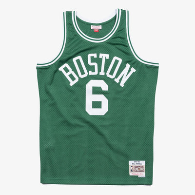 Mitchell & Ness Bill Russell Kelly Green Boston Celtics 1962/63 Swingman Jersey