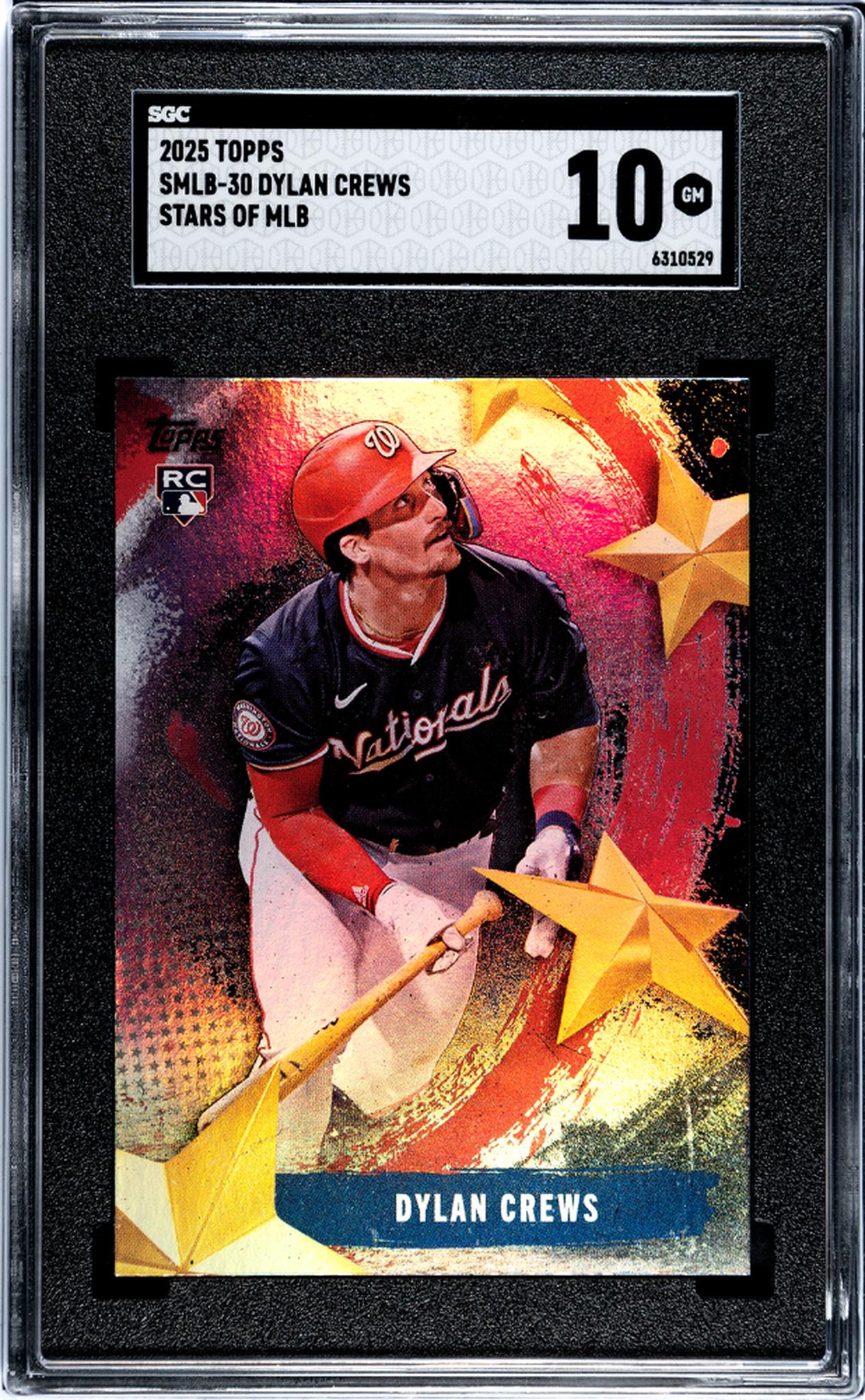 2025 Topps Stars of MLB Dylan Crews #SMLB-30 RC SGC 10