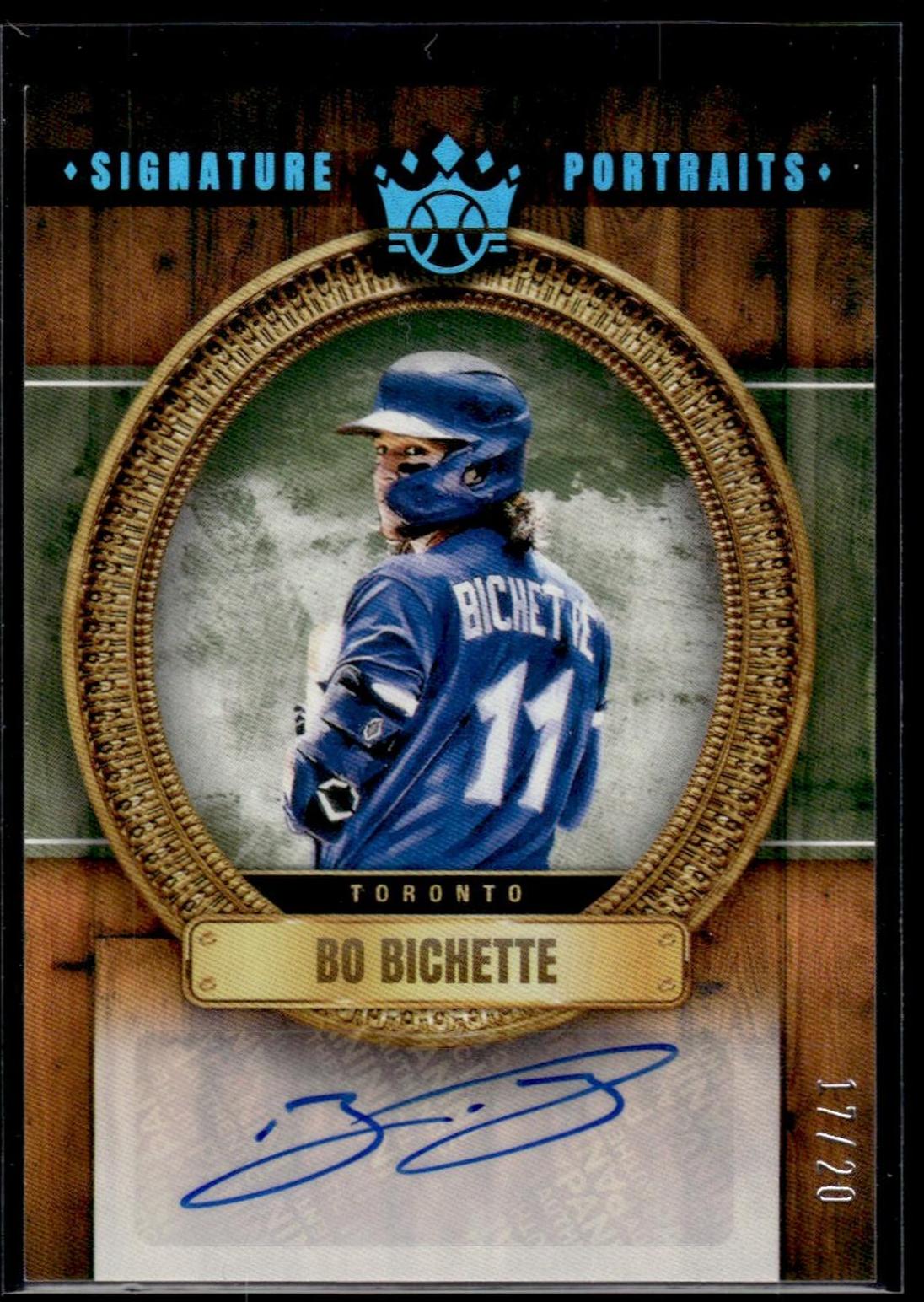 2022 Panini Diamond Kings Bo Bichette Signature Portraits /20 Auto