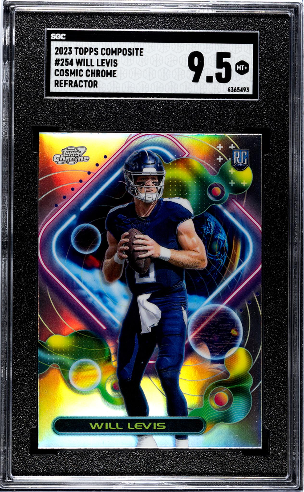 2023 Topps Composite #254 Will Levis Cosmic Chrome Refractor SGC 9.5