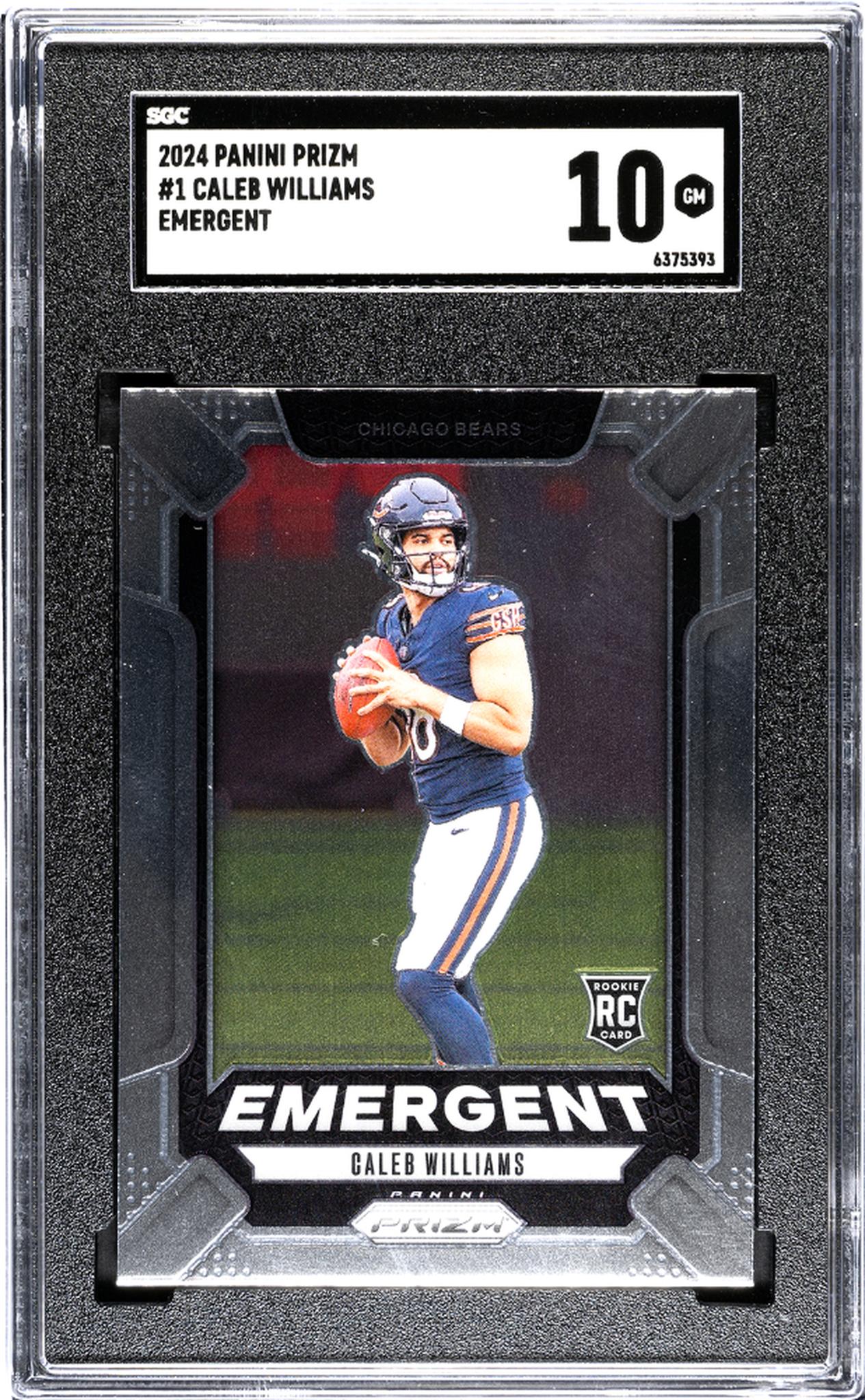 2024 Panini Prizm #1 Caleb Williams Emergent SGC 10