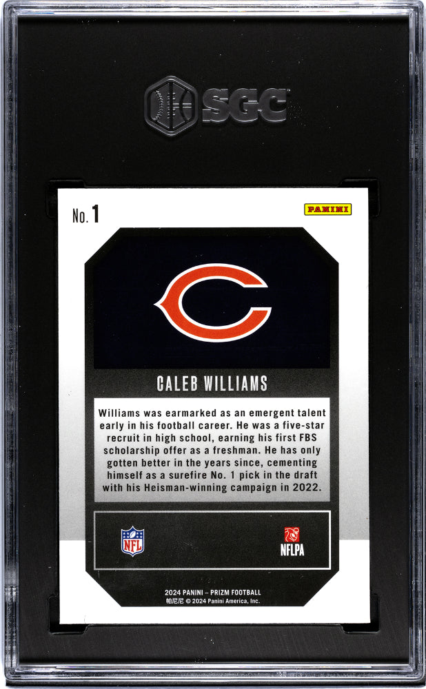 2024 Panini Prizm #1 Caleb Williams Emergent SGC 10