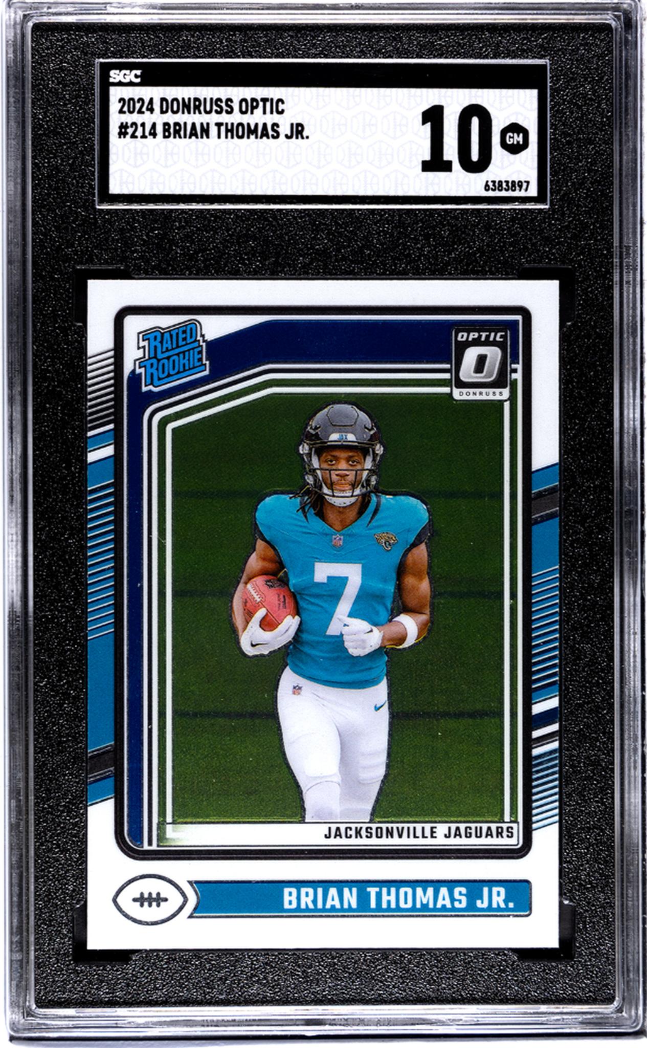 2024 Donruss Optic #214 Brian Thomas Jr. SGC 10