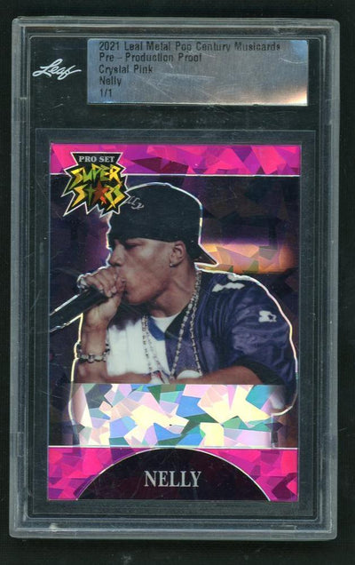 2021 Leaf Metal Pop Century Nelly Crystal Pink Auto 1/1