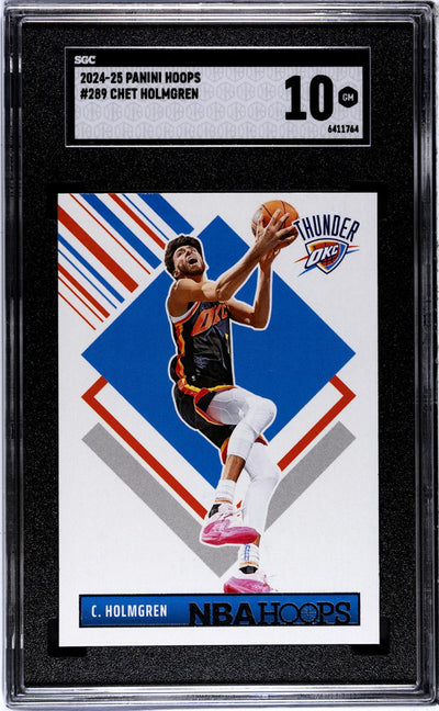2024-25 Panini Hoops #289 Chet Holmgren SGC 10