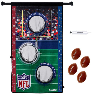 Franklin Sports NFL Door Jam Football Target Toss Game Set with 4 Footballs