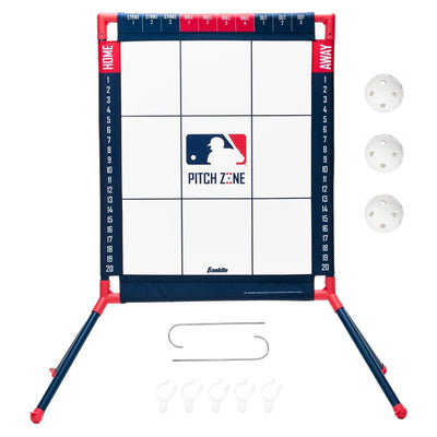Franklin Sports MLB Pitch Zone Pitching Target Set with Plastic Baseballs