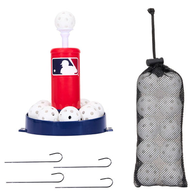 Franklin Sports MLB Micro Tee Trainer with 10 Mini Balls
