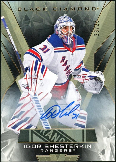2025-26 Black Diamond Igor Shesterkin Auto #BDB-SH /25