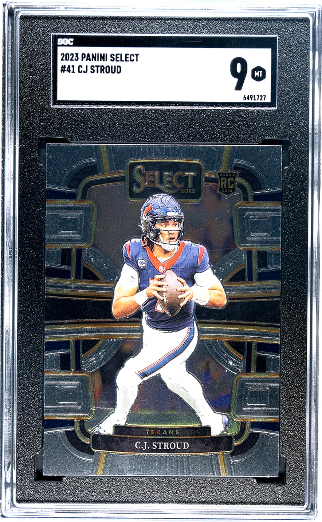 2023 Panini Select #41 C.J. Stroud Concourse Rookie SGC 9