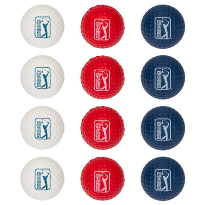Franklin Sports PGA Tour Foam Golf Balls - 12 Pack
