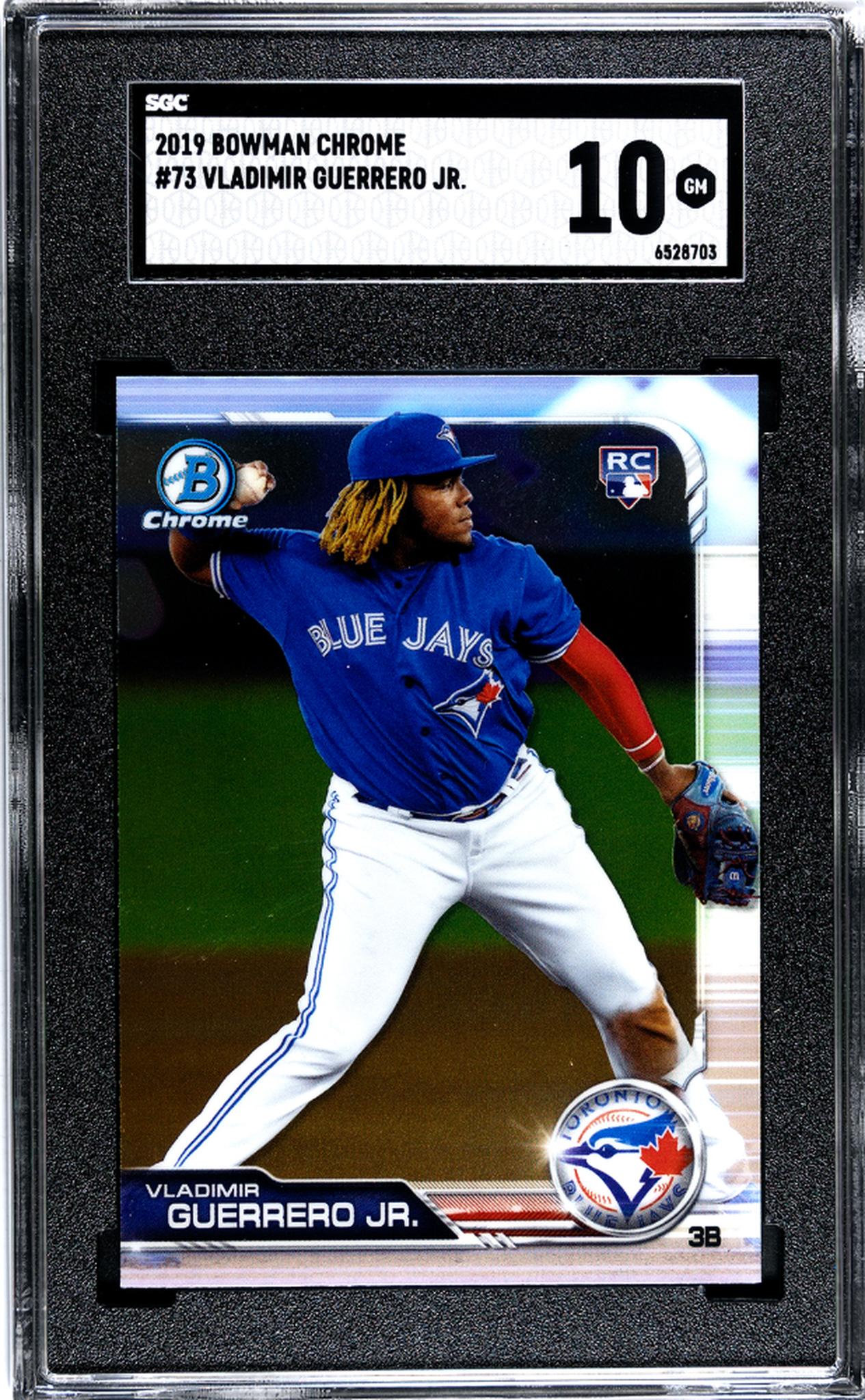 2019 Bowman Chrome #73 Vladimir Guerrero Jr. SGC 10