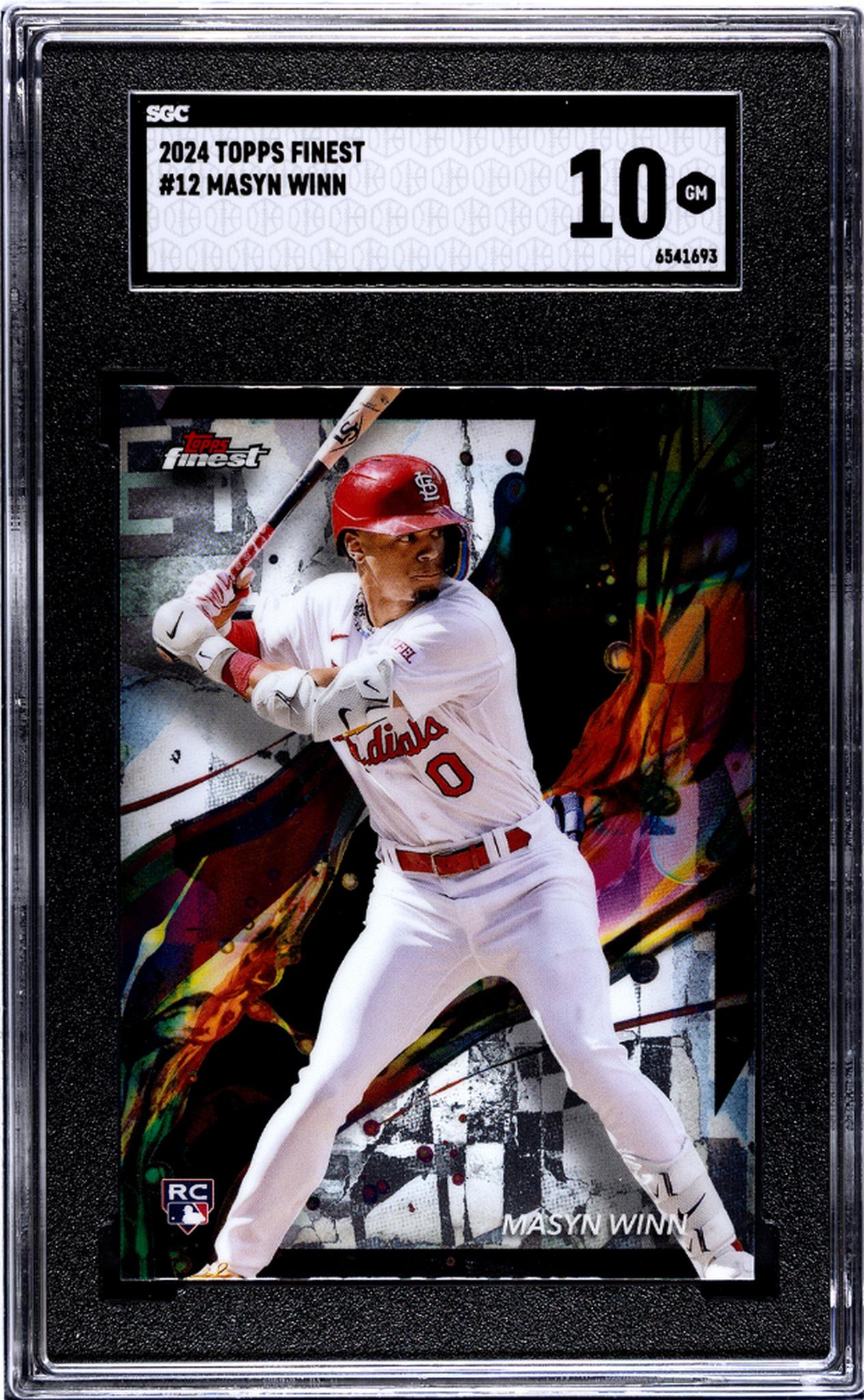 2024 Topps Finest #12 Masyn Winn SGC 10