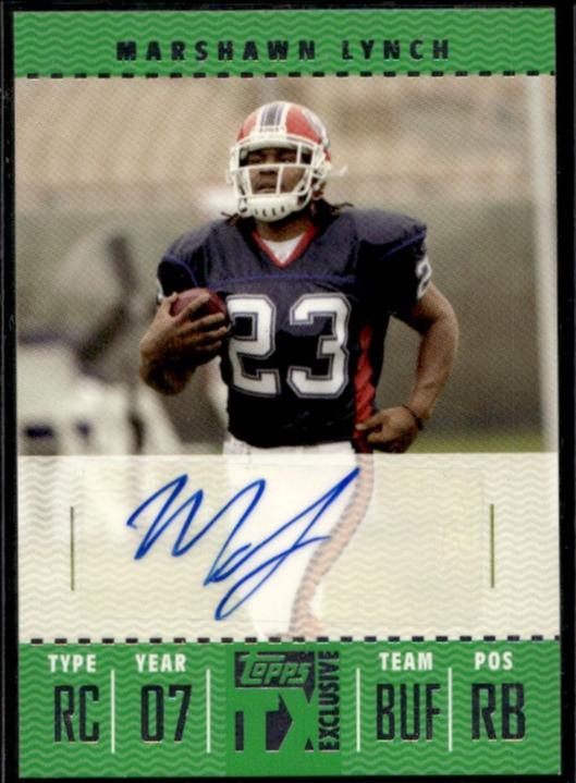 2007 Topps TX Exclusive Marshawn Lynch Rookie Auto