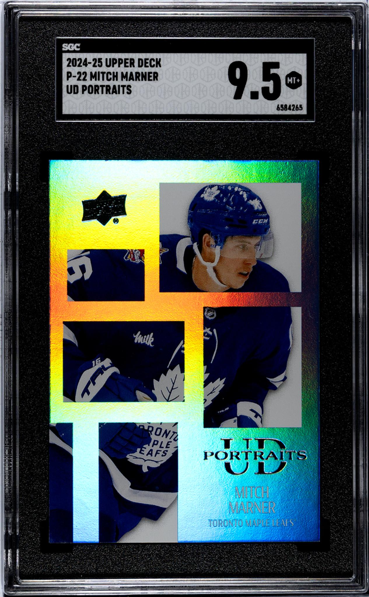 2024 Upper Deck #P-22 Mitch Marner UD Portraits SGC 9.5