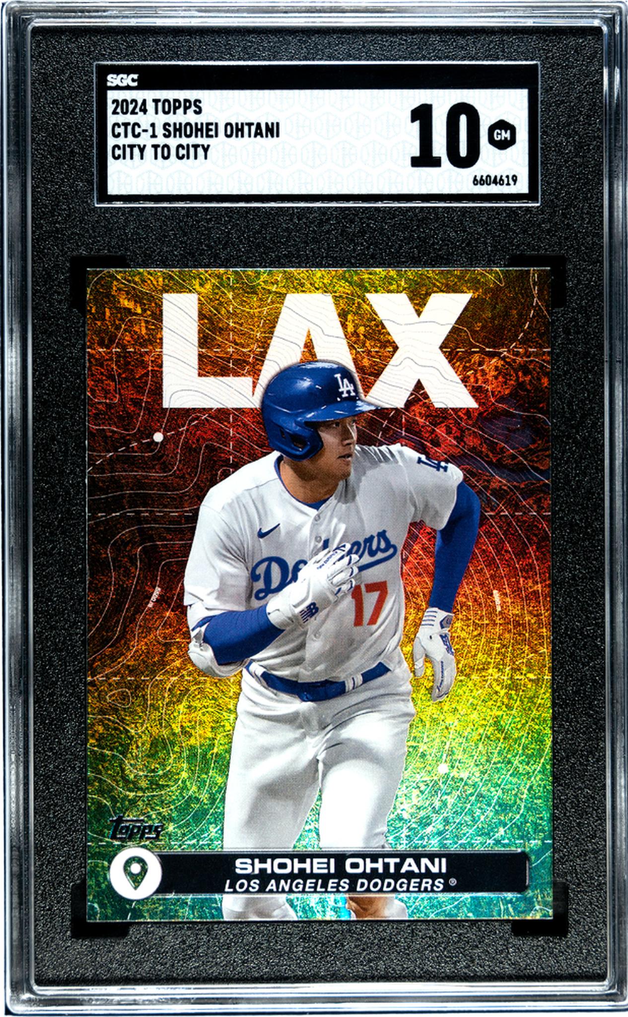2024 Topps #CTC-1 Shohei Ohtani City to City SGC 10