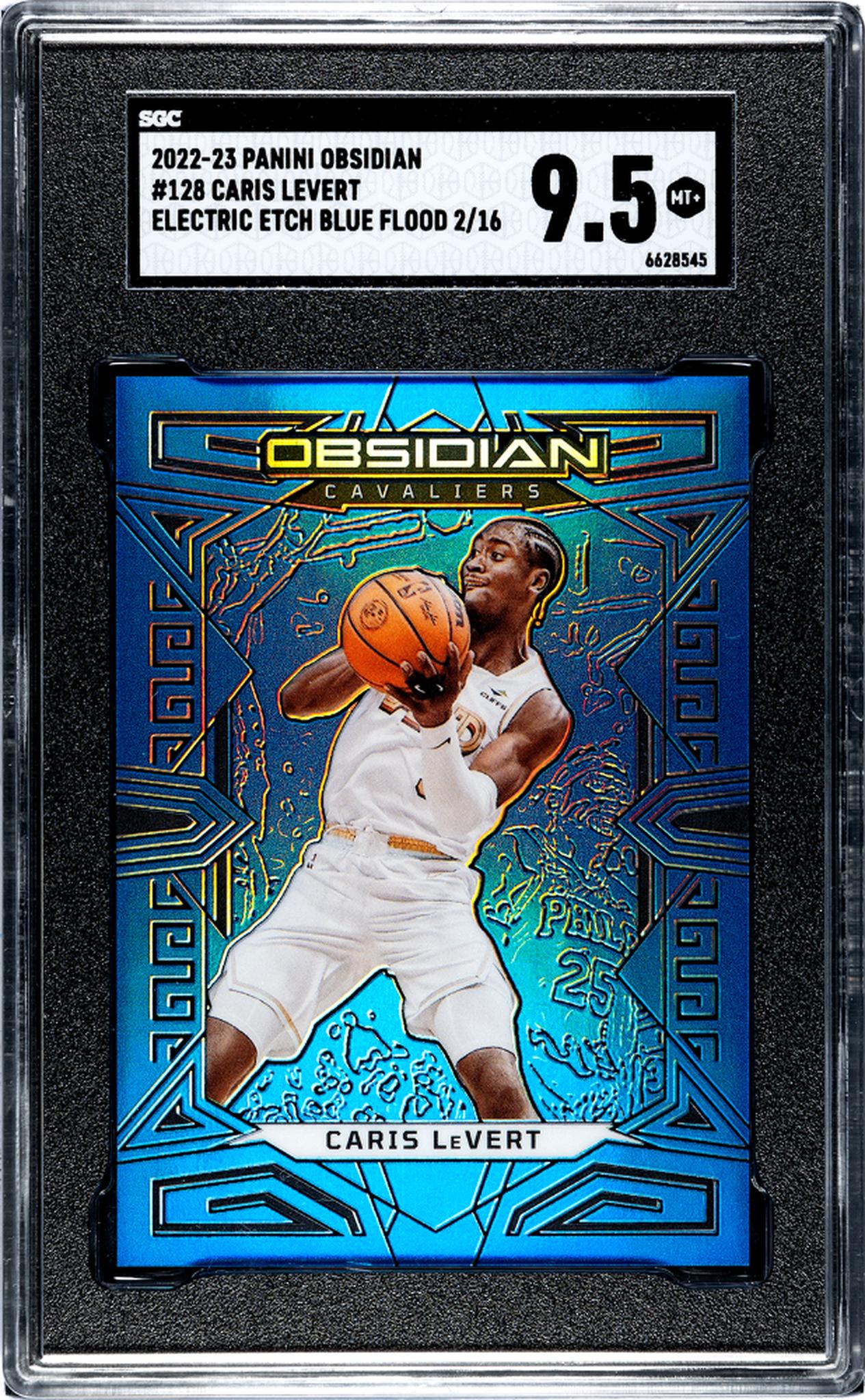 2022 Panini Obsidian #128 Caris LeVert Electric /16 SGC 9.5