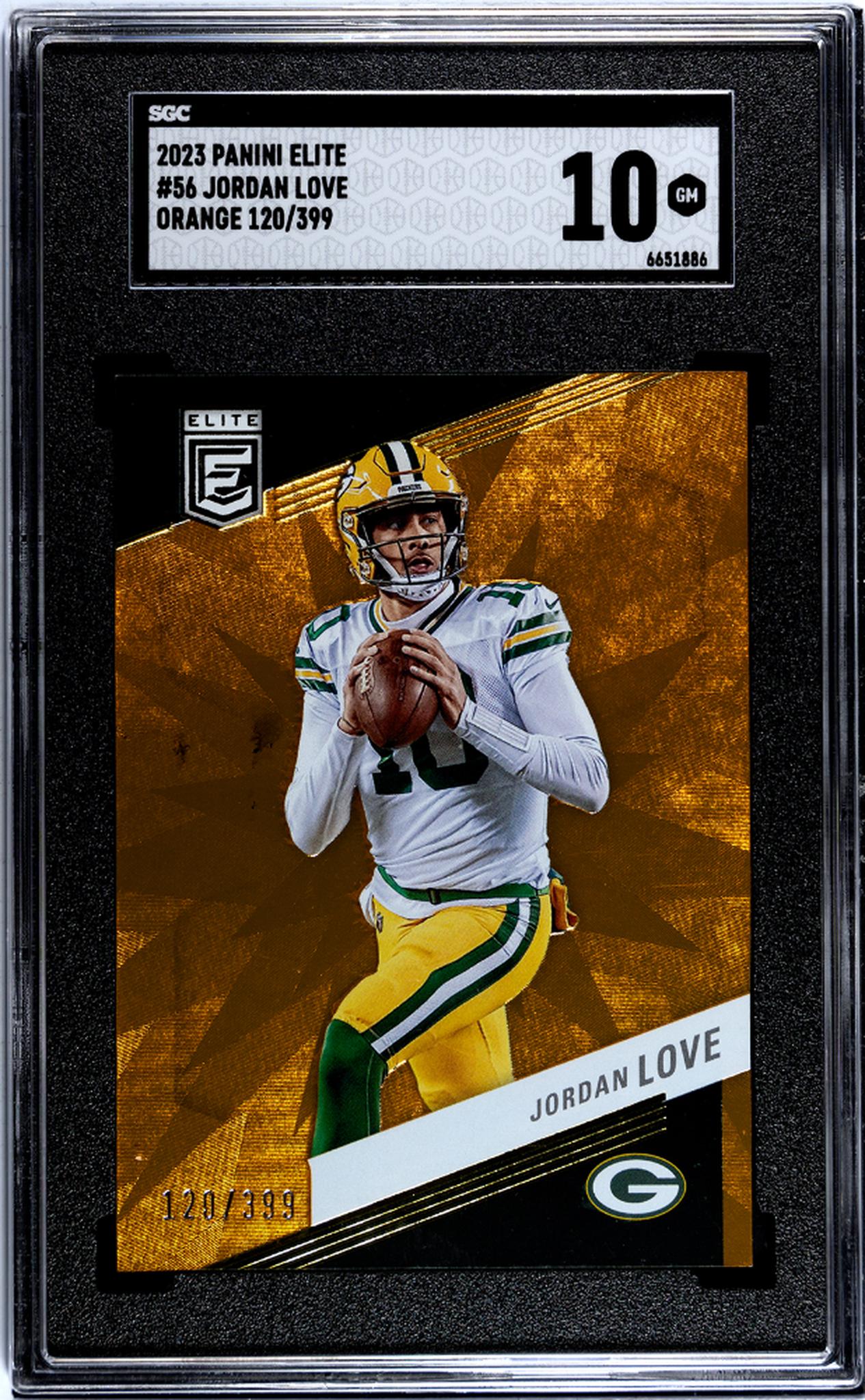 2023 Panini Elite Jordan Love #56 /399 SGC 10