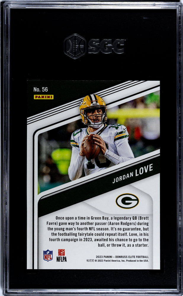 2023 Panini Elite Jordan Love #56 /399 SGC 10