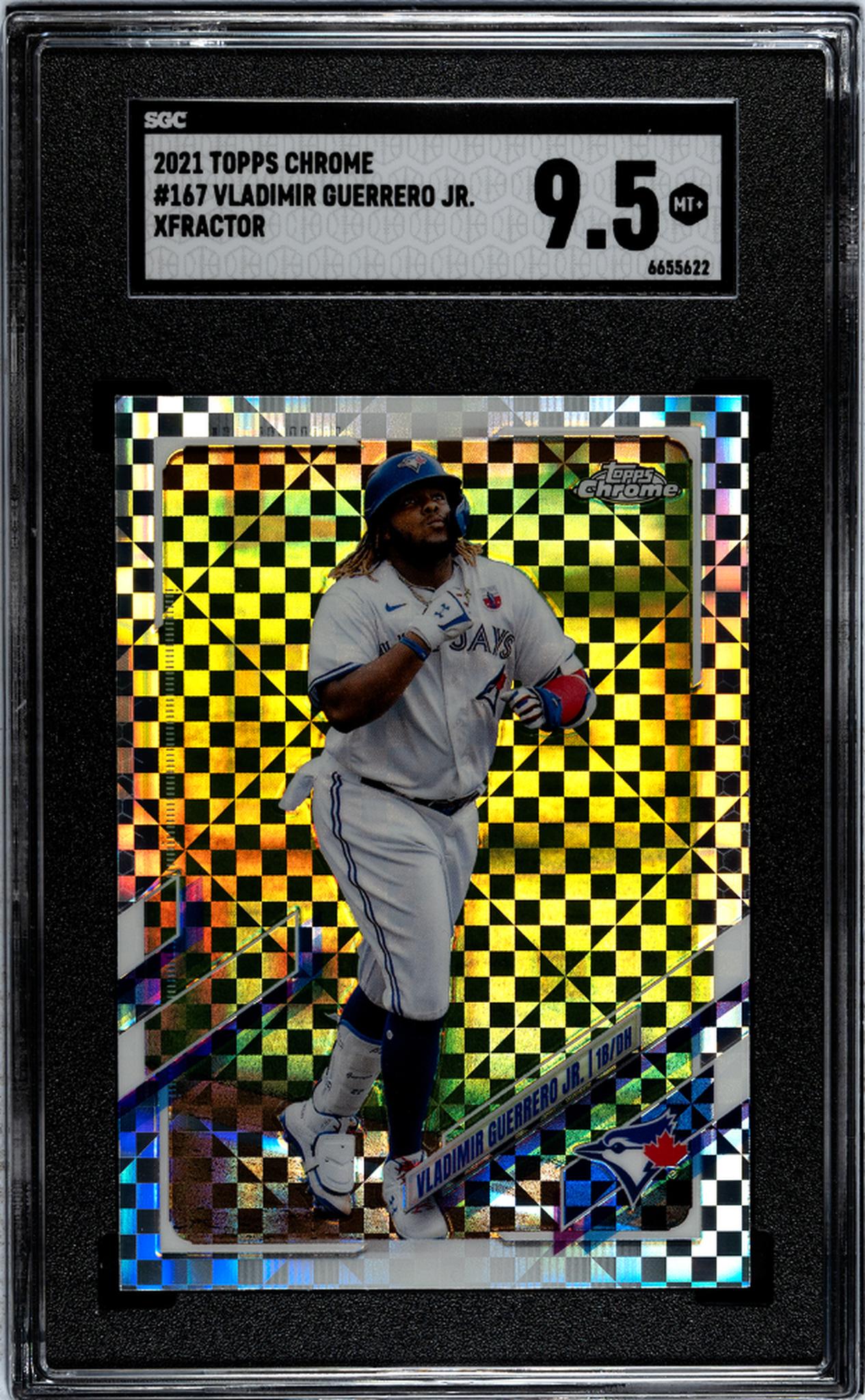 2021 Topps Chrome #167 Vladimir Guerrero Jr. XFractor   SGC 9.5