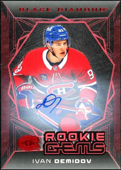 2025-26 Black Diamond Rookie Gems Ivan Demidov Auto #RGS-ID /10