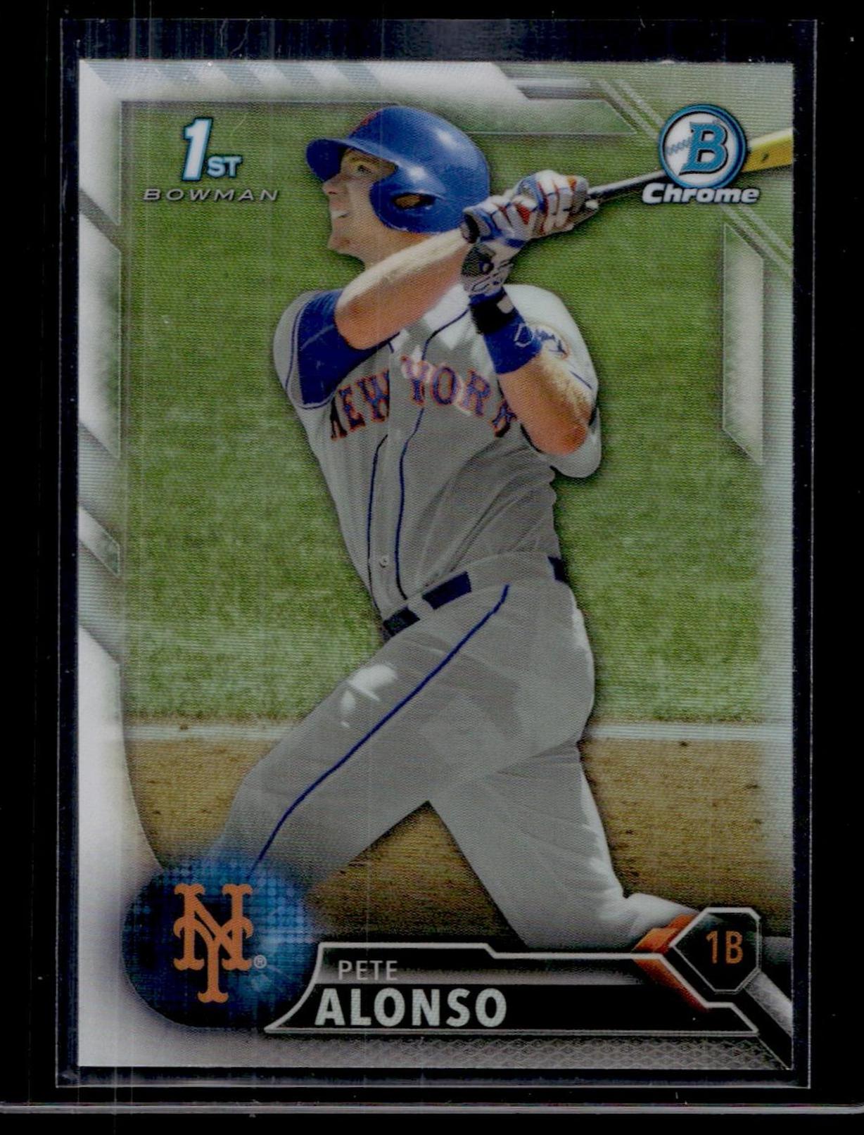 2016 Bowman Draft 1st Chrome Refractor #BDC-92 Pete Alonso