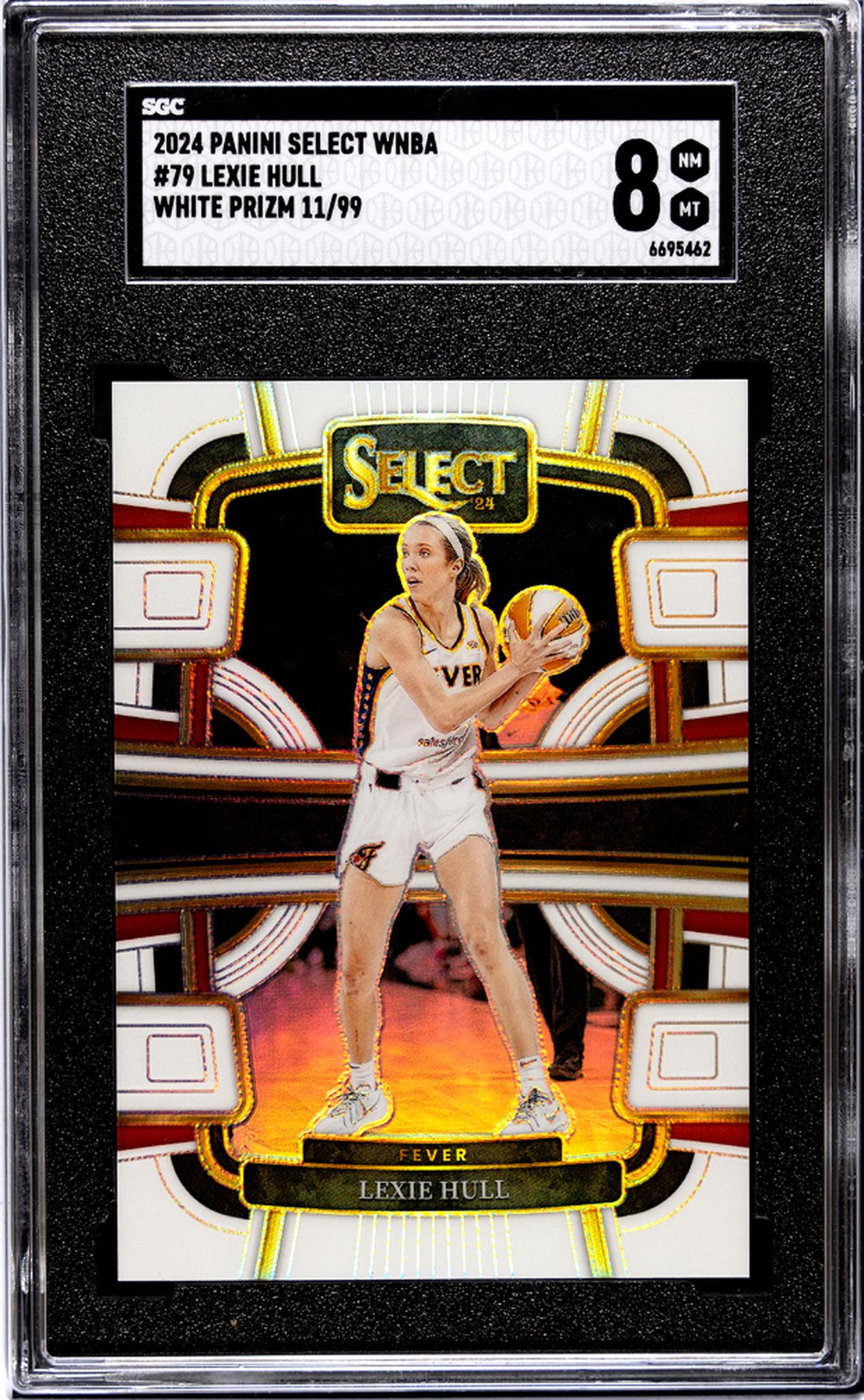 2024 Panini Select White Prizm Lexie Hull #79 /99 SGC 8