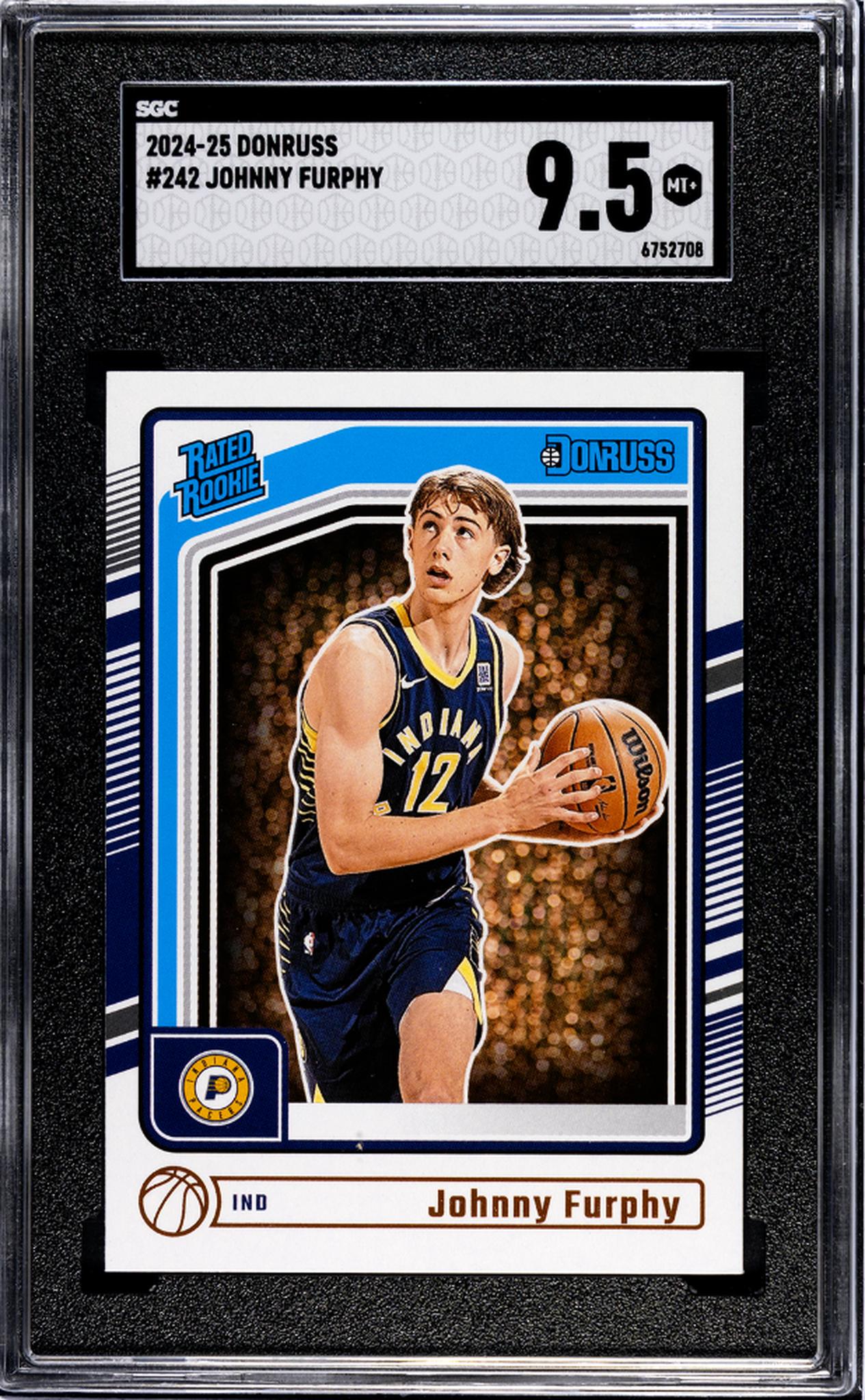 2024 Panini Donruss Johnny Furphy #242 RC SGC 9.5