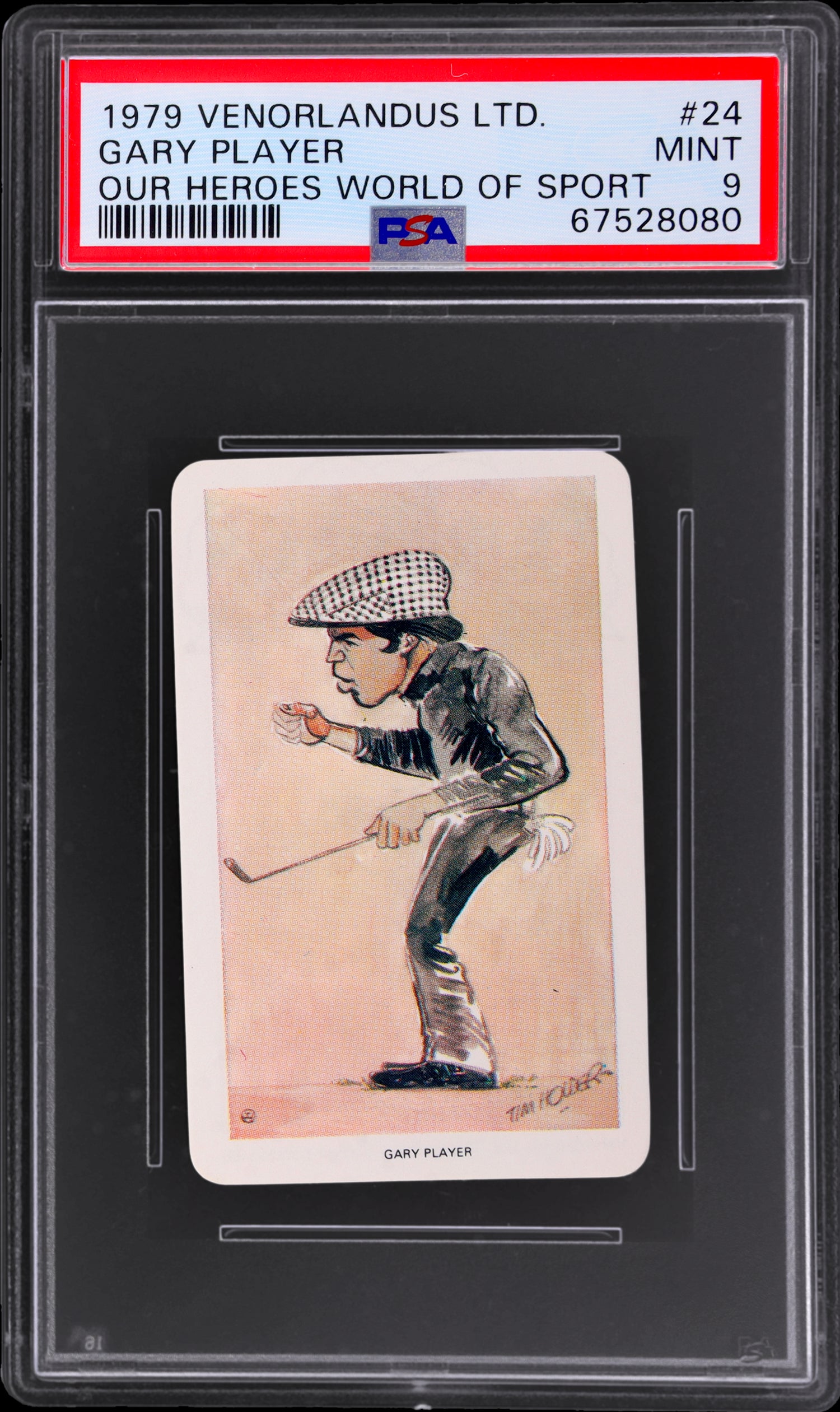 1979 Venorlandus Our Heroes Gary Player #24 PSA 9