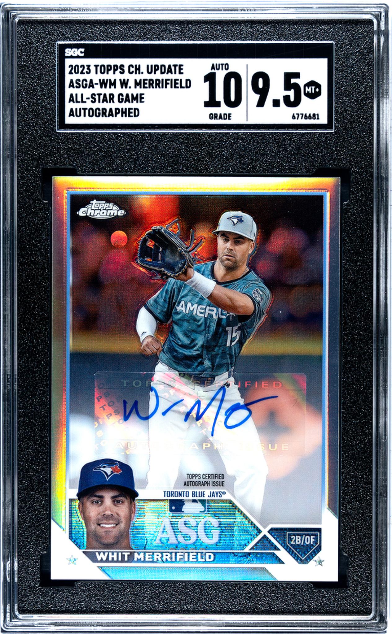 2023 Topps Chrome #ASGA-WM Whit Merrifield All-Star Game SGC 9.5