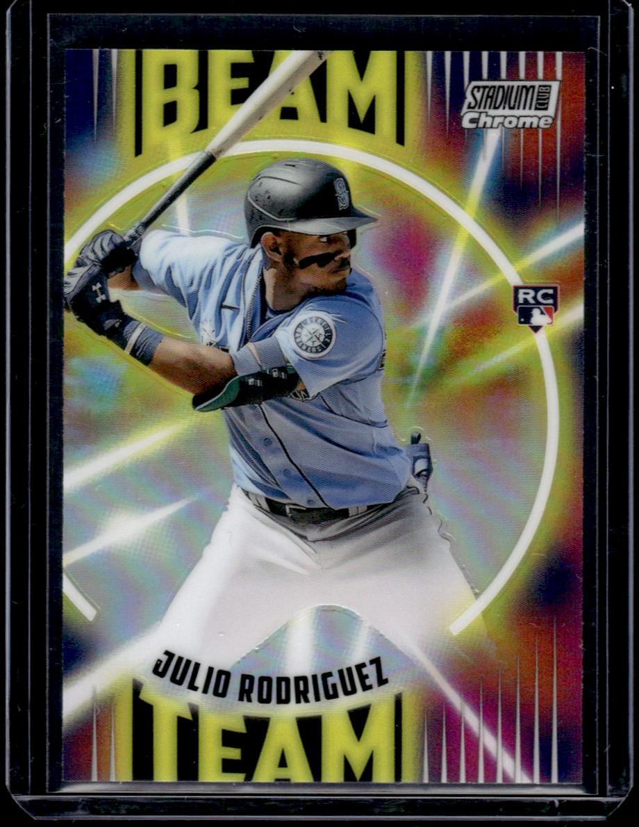 2022 Topps Stadium Club Chrome #BT-19 Julio Rodriguez Beam Team 