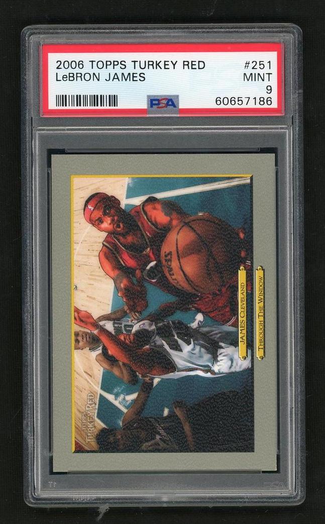 2006 Topps Turkey Red LeBron James #251 PSA 9