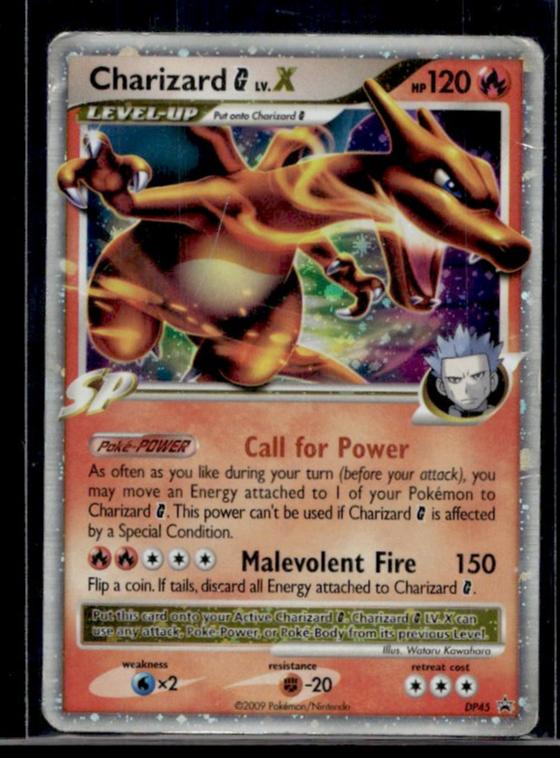 2009 Pokémon Platinum Promo Charizard G LV.X #DP45 Holo