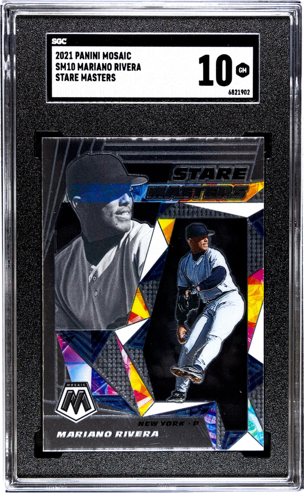 2021 Panini Mosaic Stare Masters Mariano Rivera #SM10 SGC 10