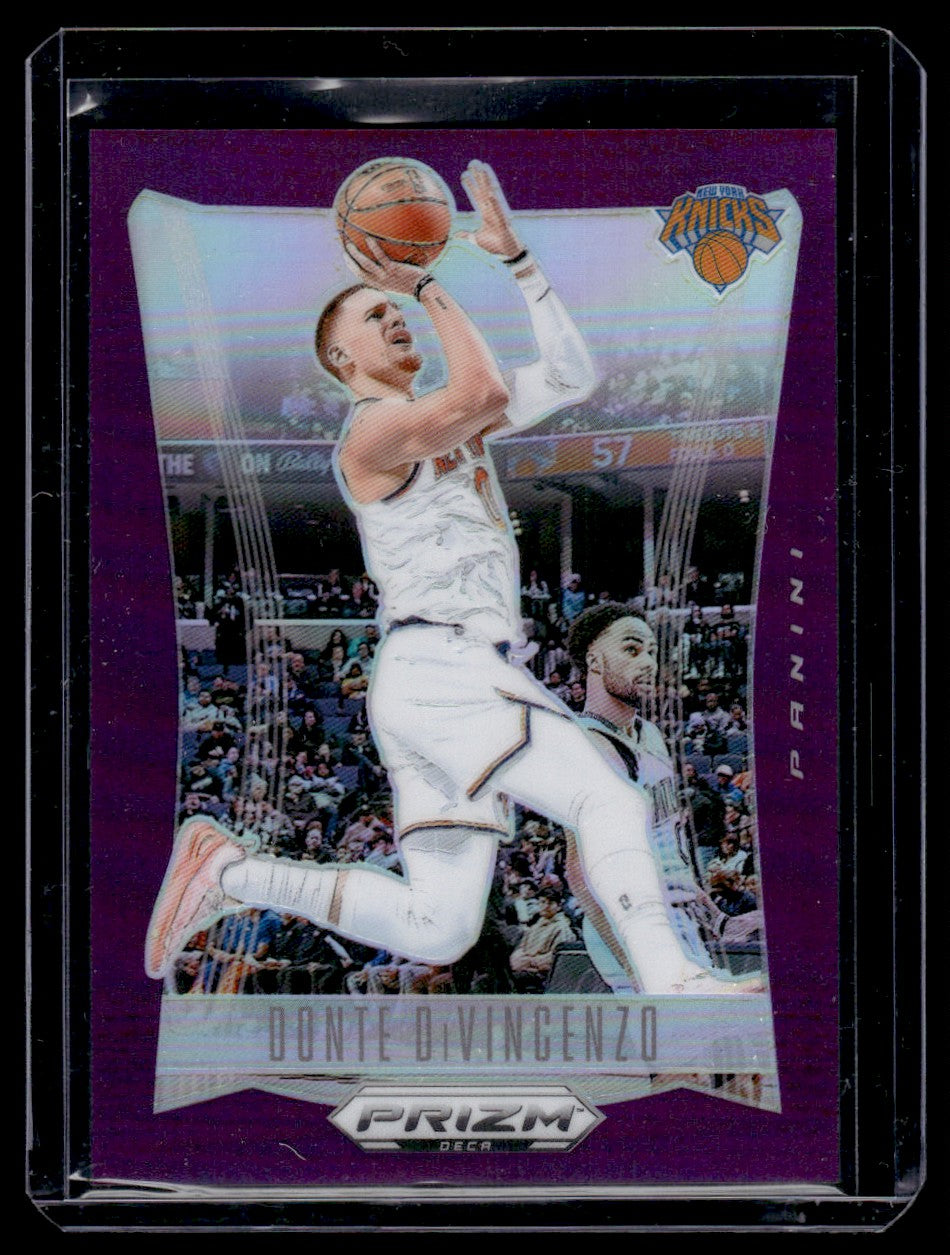 2023 Panini Prizm Deca #51 Donte DiVincenzo Purple /99