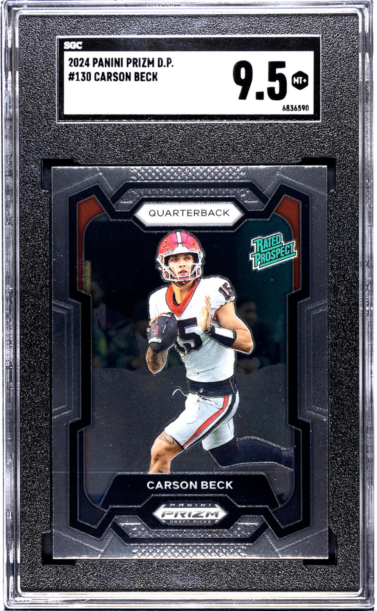 2024 Panini Prizm Draft Picks #130 Carson Beck SGC 9.5