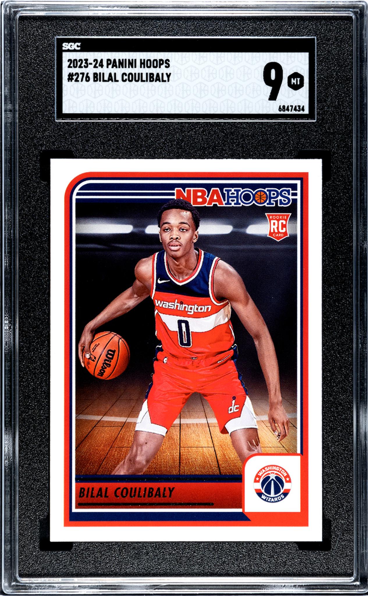 2023-24 Panini Hoops Bilal Coulibaly #276 RC SGC 9