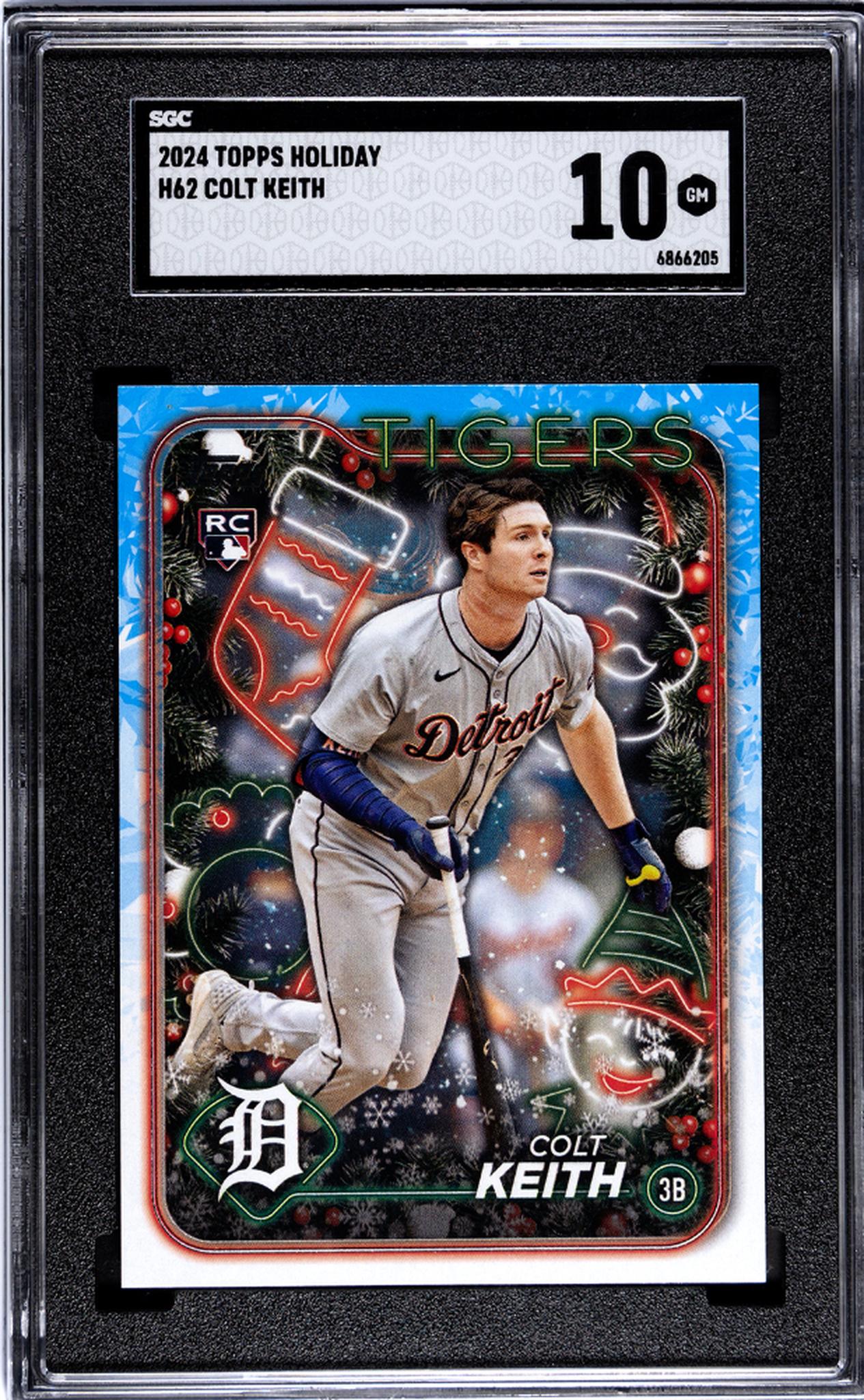 2024 Topps Holiday Colt Keith #H62 RC SGC 10