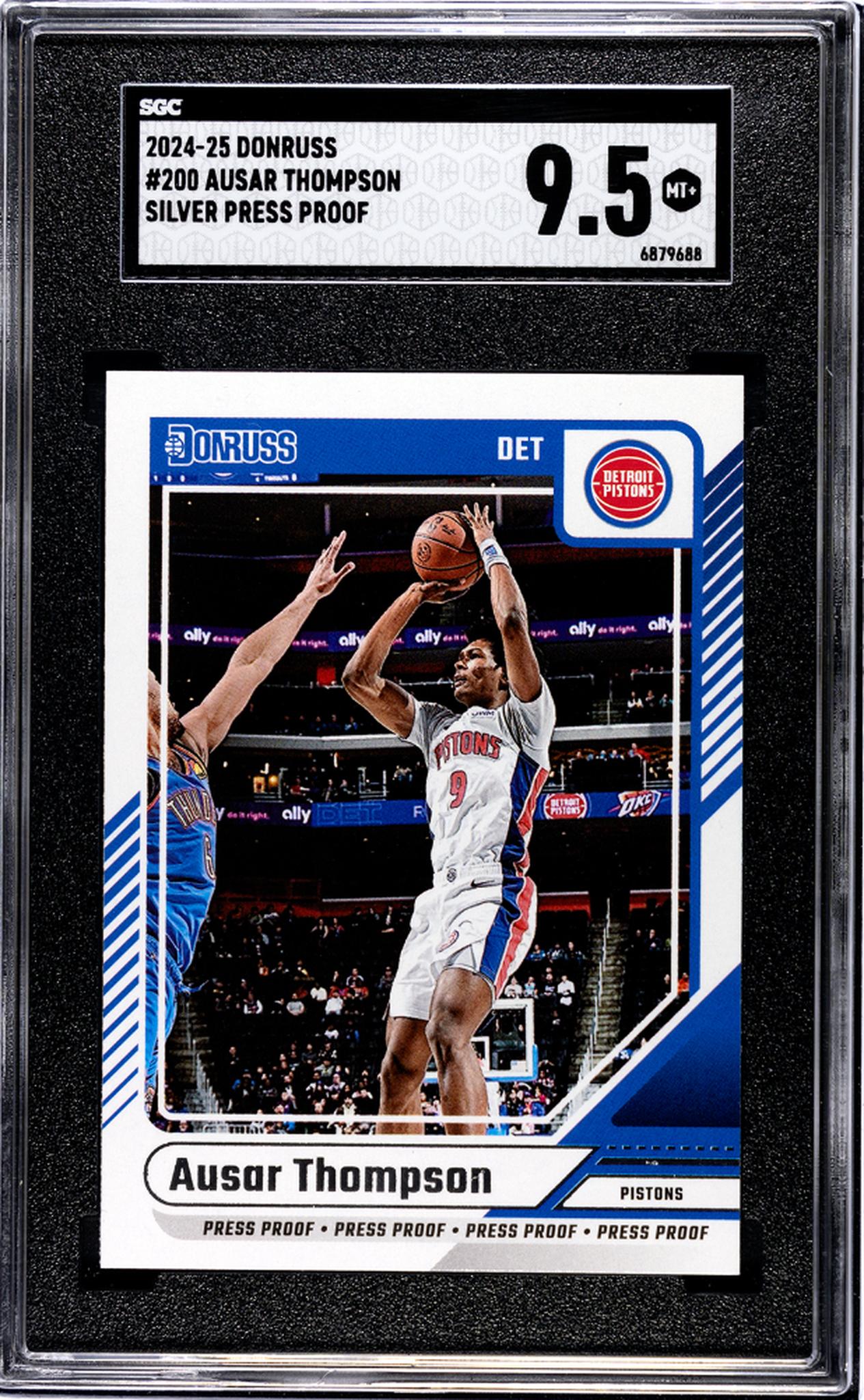 2024 Donruss Silver Press Proof Ausar Thompson #200 SGC 9.5