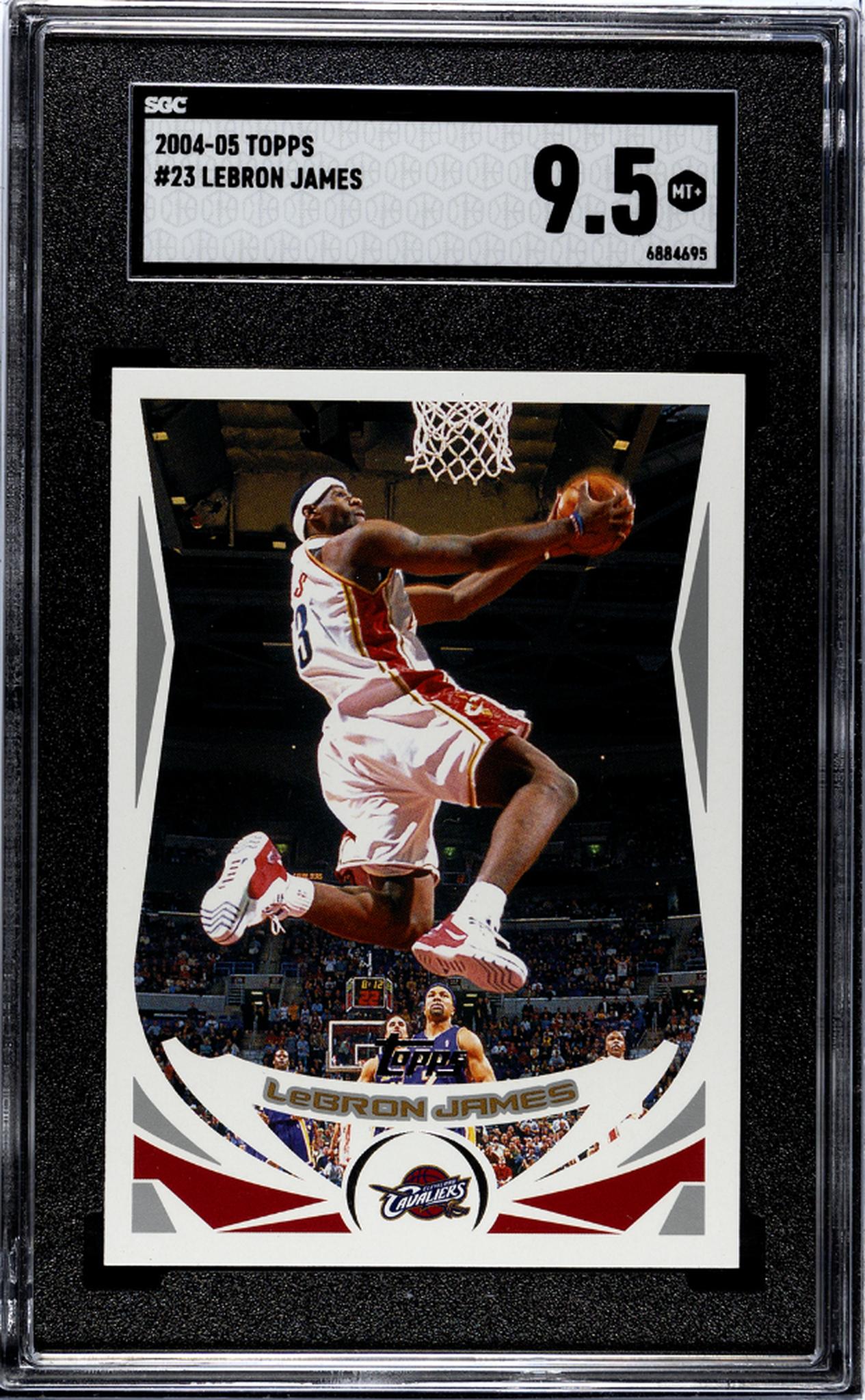 2004 Topps LeBron James #23 SGC 9.5