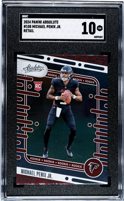2024 Panini Absolute #108 Michael Penix Jr. Retail SGC 10