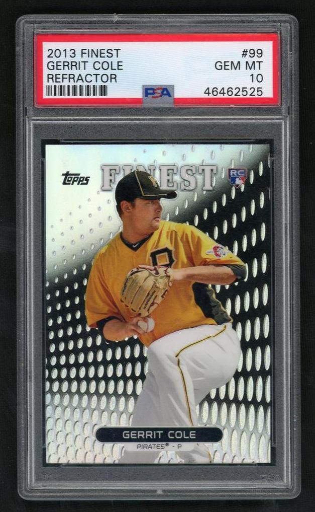 2013 Finest Refractor Gerrit Cole #99 PSA 10