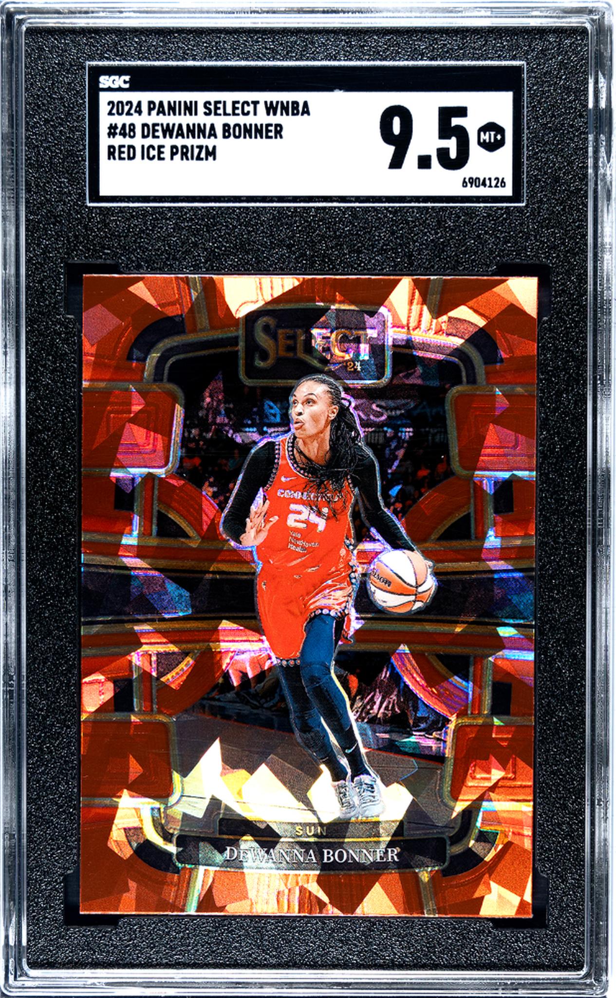 2024 Panini Select Red Ice Prizm DeWanna Bonner #48 SGC 9.5