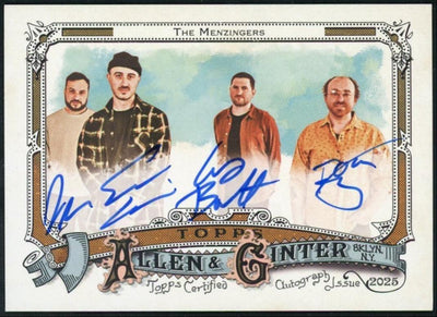 2025 Topps Allen & Ginter The Menzingers Quad Auto #QAC-BMKG