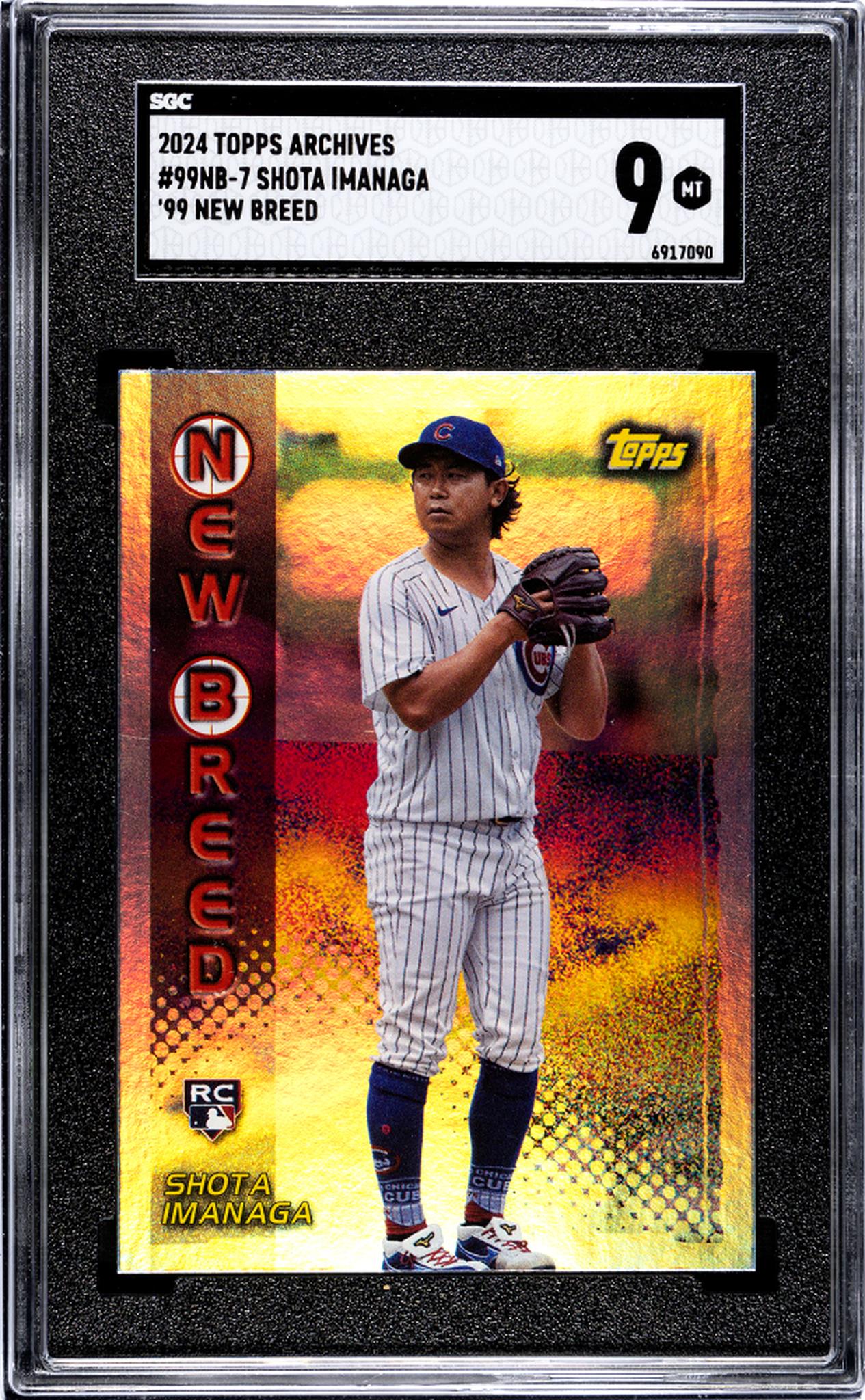 2024 Topps Archives New Breed Shota Imanaga #99NB-7 RC SGC 9
