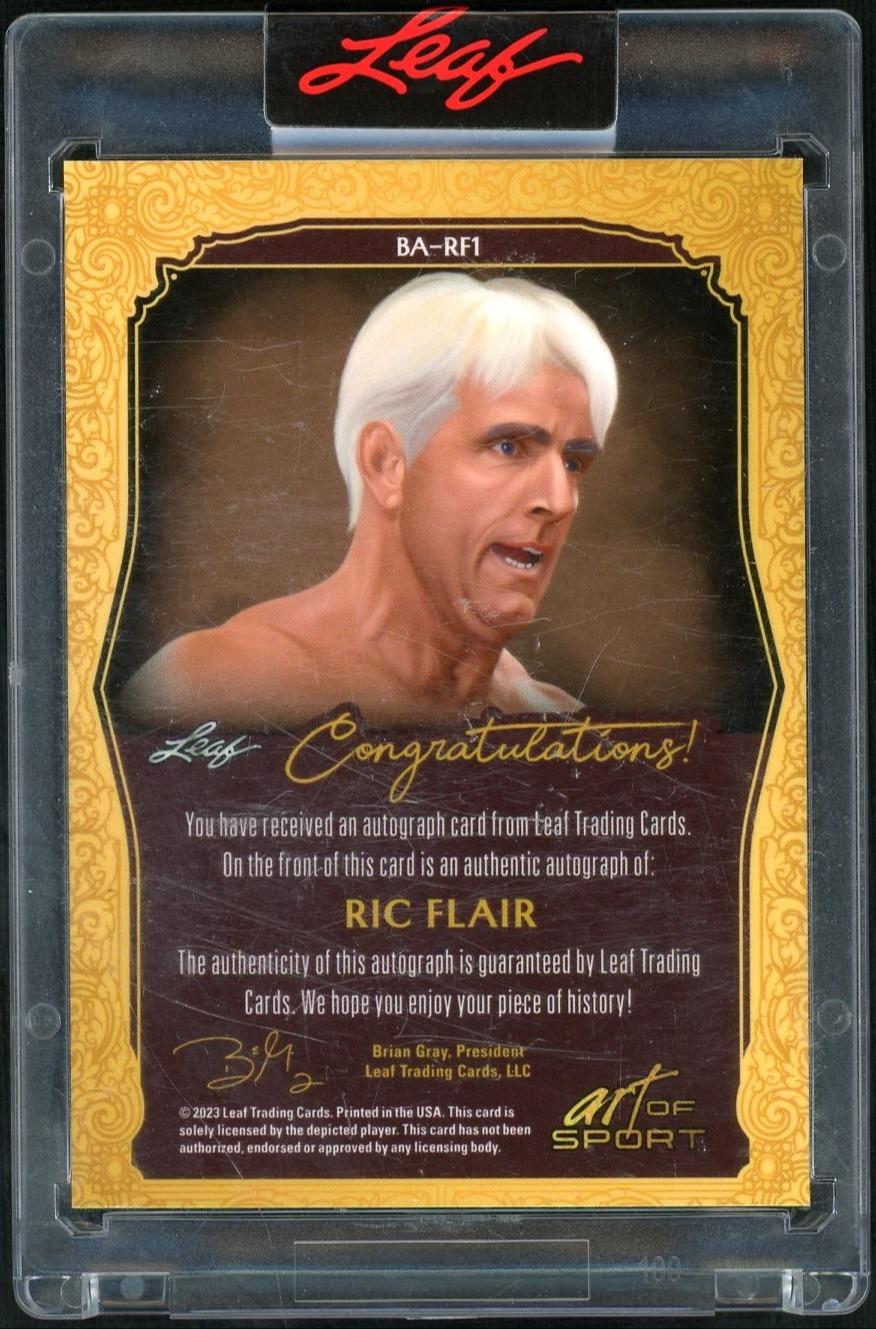 2023 Leaf Art of Sport Ric Flair Auto /35