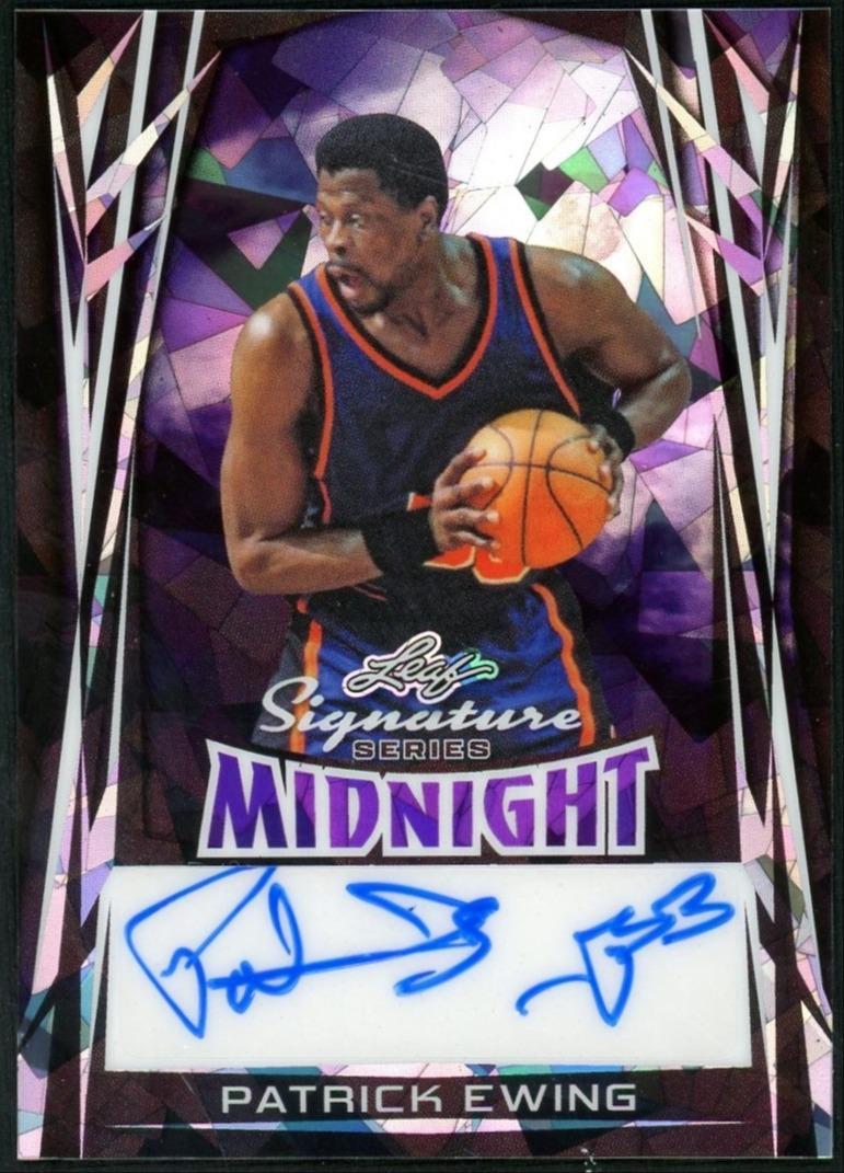 2025 Leaf Signature Series Midnight Patrick Ewing Auto 1/1