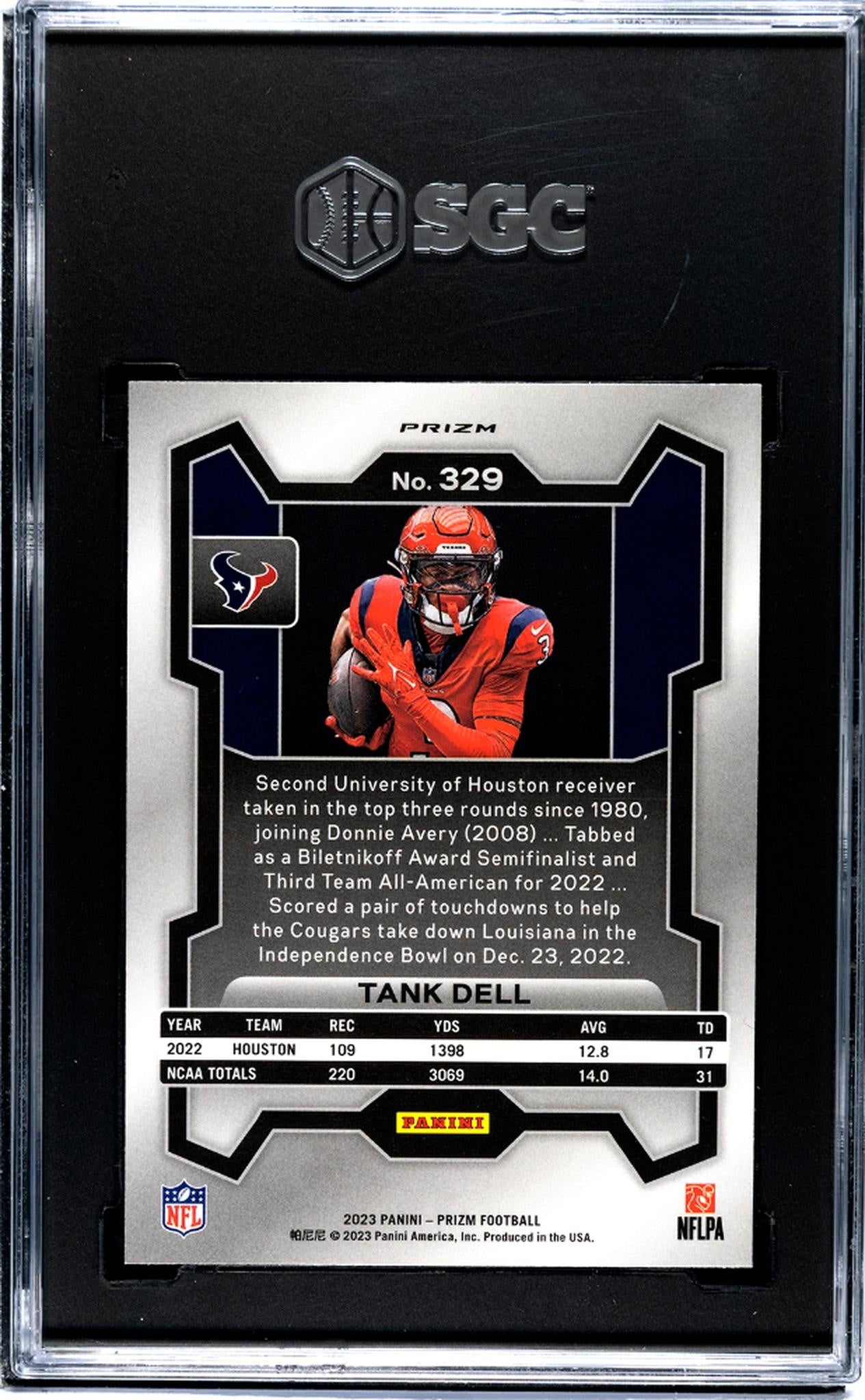 2023 Panini Prizm #329 Tank Dell Var. SGC 9