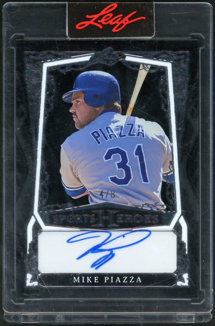 2025 Leaf Sports Heroes Mike Piazza Auto /8